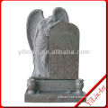 Large life size marble polished cemetery angel statue